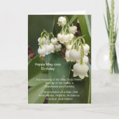 メイ誕生日 カード (正面)