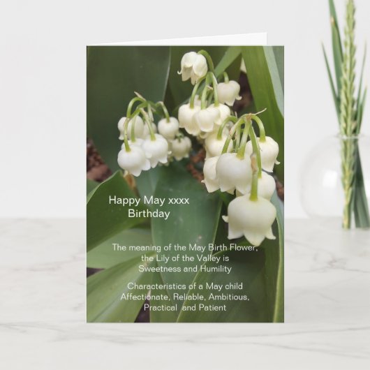 メイ誕生日 カード (正面)