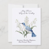 メイ誕生月フラワーリリーオブザバレー誕生日 (正面)