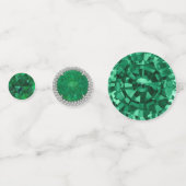 メイ誕生石エメラルドテーブル コンフェッティ (正面)