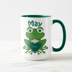 メイ誕生石カエルのコーヒーマグ マグカップ