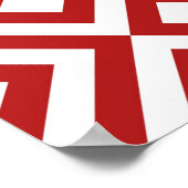 メイ赤と白ンダー ポスター (角)