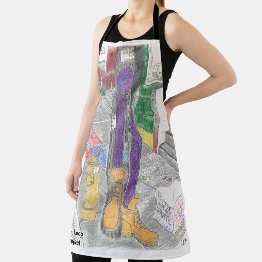 「メイ通り」紫認識度 エプロン (インサイチュ)