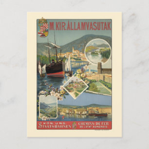 メイ・キール。アラムバスタクハンガリーVintage Poster 1890 ポストカード