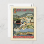 メイ・キール。アラムバスタクハンガリーVintage Poster 1890 ポストカード (正面/裏面)