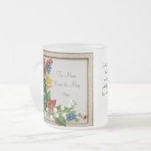 メイ・サンザシとユリ・オブ・ザ・バレー フロストグラスマグカップ (正面左)