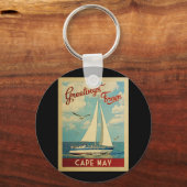 メイ・シルボートヴィンテージトラベルニュージャージー キーホルダー (正面)