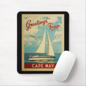 メイ・シルボートヴィンテージトラベルニュージャージー マウスパッド (マウス)