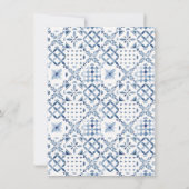 メイ スクイーズ モダン ウォーターカラー レモン ブライダル シャワー 招待状 (裏面)