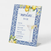 メイ スクイーズ レモン ブライダル シャワー マーティニー バー 台座サイン (正面)