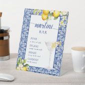 メイ スクイーズ レモン ブライダル シャワー マーティニー バー 台座サイン (インサイチュ)