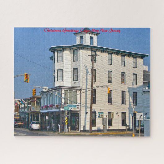 メイ・ニュージャージークリスマスの挨拶 ジグソーパズル (横)