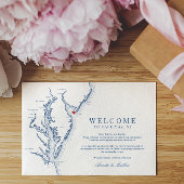 メイ・ニュージャージー結婚州の歓迎の旅程 サンキューカード