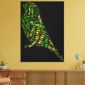 メイ・バード キャンバスプリント (インサイチュ (リビング))