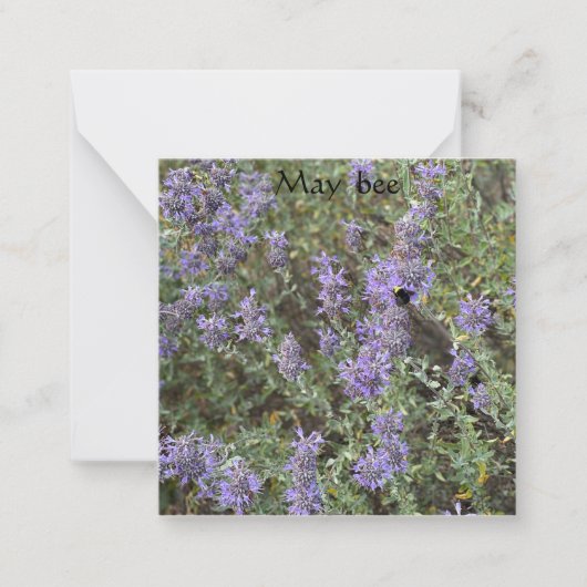 メイ・ビー ノートカード (正面)