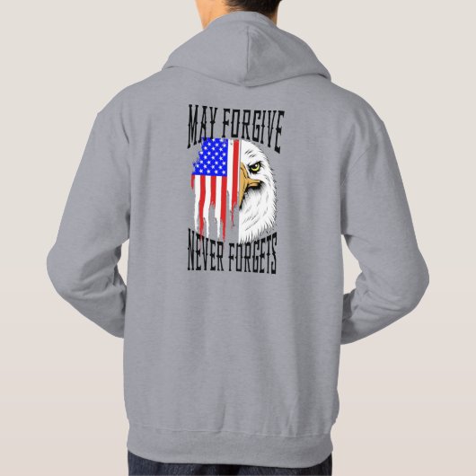 メイ、絶対にイーグルの忘れスワートシャツ パーカ (裏面)