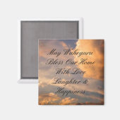 メイWaheguru賛美我々のホーム磁石 マグネット (正面/裏面)