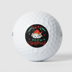 メウクリスマス、メリークリスマス ゴルフボール