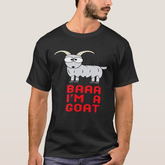 メェ~僕はヤギ ヤギ Tシャツ (正面)