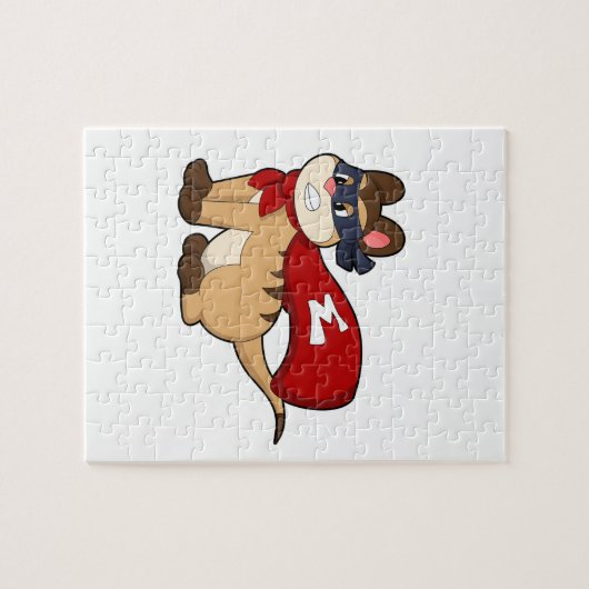 メエルカートがマスクでヒーローとして ジグソーパズル (横)