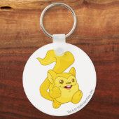 メエルカ金ゴールド キーホルダー (正面)