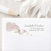 メエレガントンディデザイン差出人住所ラベル ラベル (インサイチュ)