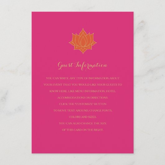 メエレガントンディ挿入カード エンクロージャーカード (正面)