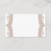 メエレガントンディ結婚の護衛カード プレイスカード (裏面)