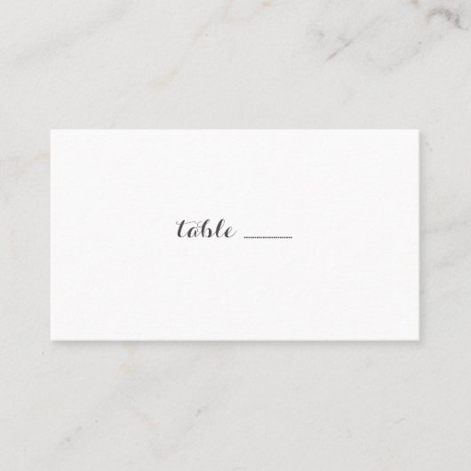 メエレガントンディ結婚の護衛カード プレイスカード (正面)