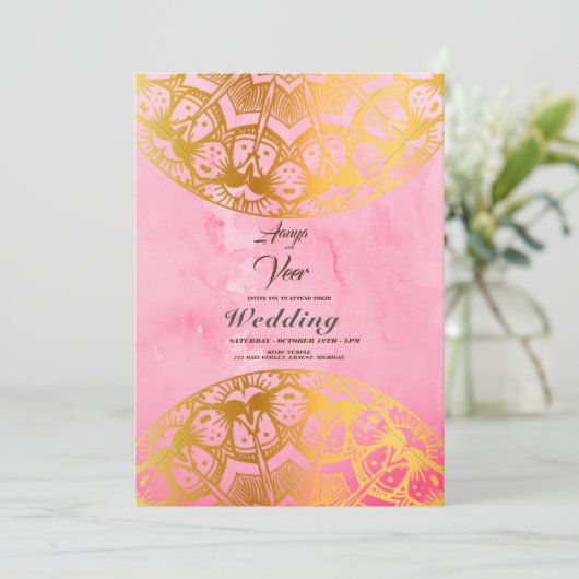 メエレガントンディ結婚式招待状 招待状 (スタンド正面)