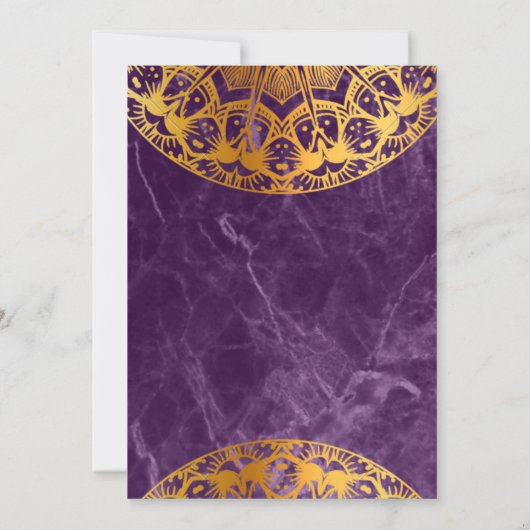 メエレガントンディ結婚式招待状 招待状 (裏面)