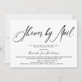 メエレガントールシンプルブライダルシャワー 招待状 (正面)