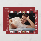 メオイクリスマスアドフォトホリデー ポストカード (正面/裏面)
