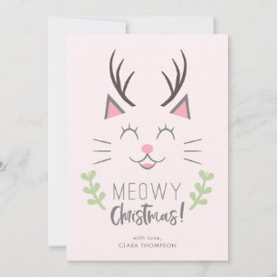 メオイクリスマス かわいい猫のパンクリスマス シーズンカード