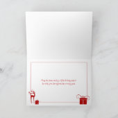 メオイクリスマス！カード |写真にキュートな子猫 シーズンカード (内部)