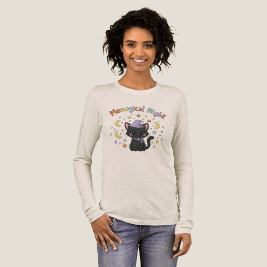 メオウィカルナイト かわいいハロウィン トライブレンドＴシャツ (正面全体)