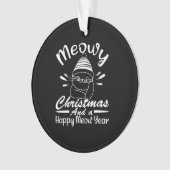 メオウィクリスマスとハッピーミュー年 オーナメント (正面)
