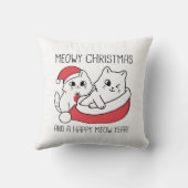 メオウィクリスマスとハッピーミュー年 クッション (裏面)