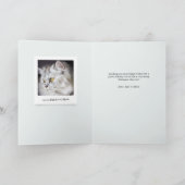 メオウィクリスマスとパーフェクト新年キャットホリデー シーズンカード (内部)