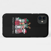 メオウィーのクリスマス猫クリスマスおもしろい猫好き Case-Mate iPhoneケース (裏面(横))