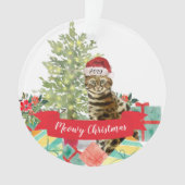 メオウィークリスマス ベンガル オーナメント (正面)