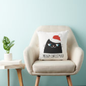 メオウィークリスマス 黒猫の枕 楽しい かわいい クッション (椅子)
