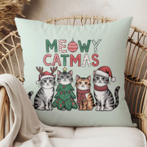メオウィー・キャットマス かわいいクリスマスの猫 - ホリデー装飾