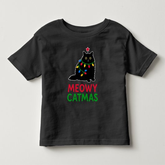 メオウィー・キャットマス トドラーTシャツ (正面)