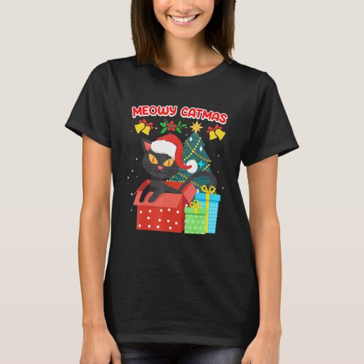 メオウィー・キャットマス Tシャツ (正面)