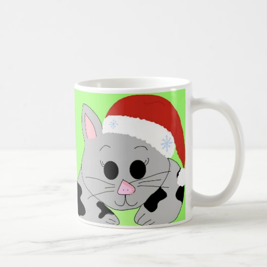 メオウィー・クリスマス・キャット コーヒーマグカップ (右)