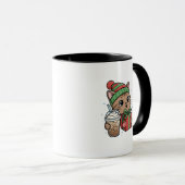 メオウィー・クリスマス・キャット コーヒーマグ マグカップ (正面右)