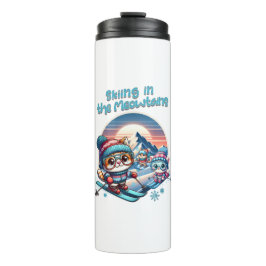 メオウエテンでスキーをする猫たち タンブラー