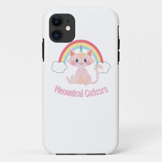 メオウジカルカティコーンキットコーン Case-Mate iPhoneケース (裏面)
