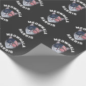 メオウマラかまら子なしキャットレディーハリス ラッピングペーパー (角)